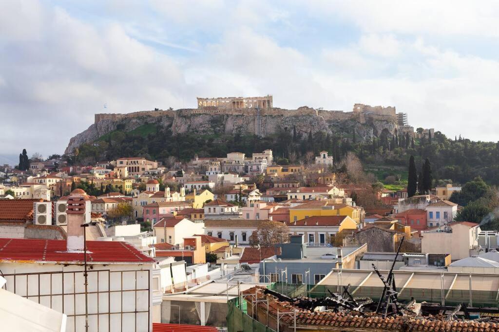 Apartamento The Parthenon View In The Historical Center! Atenas Exterior foto